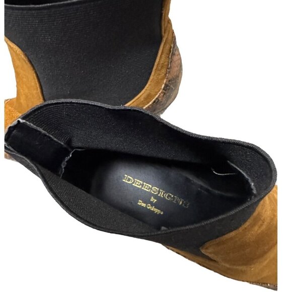 DEE OCLEPPO DEESIGNS LEATHER Luxury Designer Snake Skin Heels Boots Womens 7.5 - Picture 3 of 7